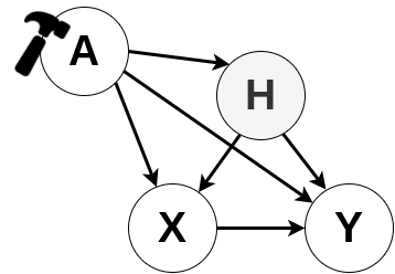 Out-of-distribution Generalisation via Diluted Causality